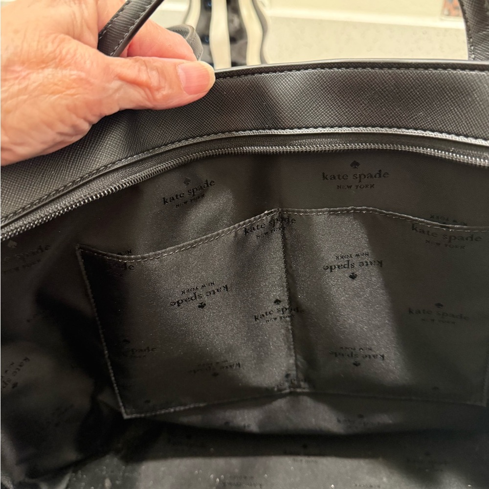 kate spade Leopard Print Tote - Brown and Black - Picture 5 of 9